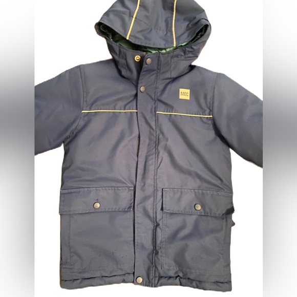 MEC Navy Winter Parka - Size 5 - Picture 3 of 5